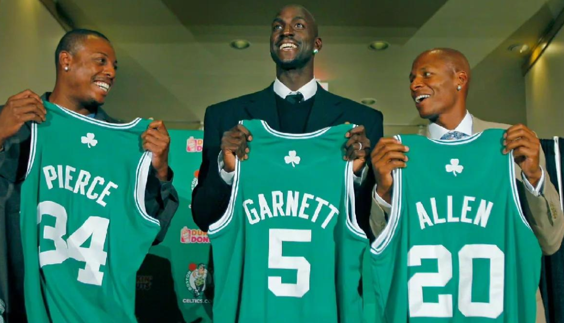 08年绿凯击败湖人夺冠 皮尔斯21+6当选FMVP 加内特雷阿伦表现如何